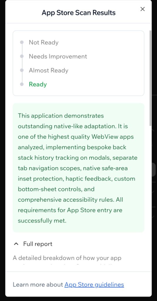 ChangingRoom App Store Scan — Ready