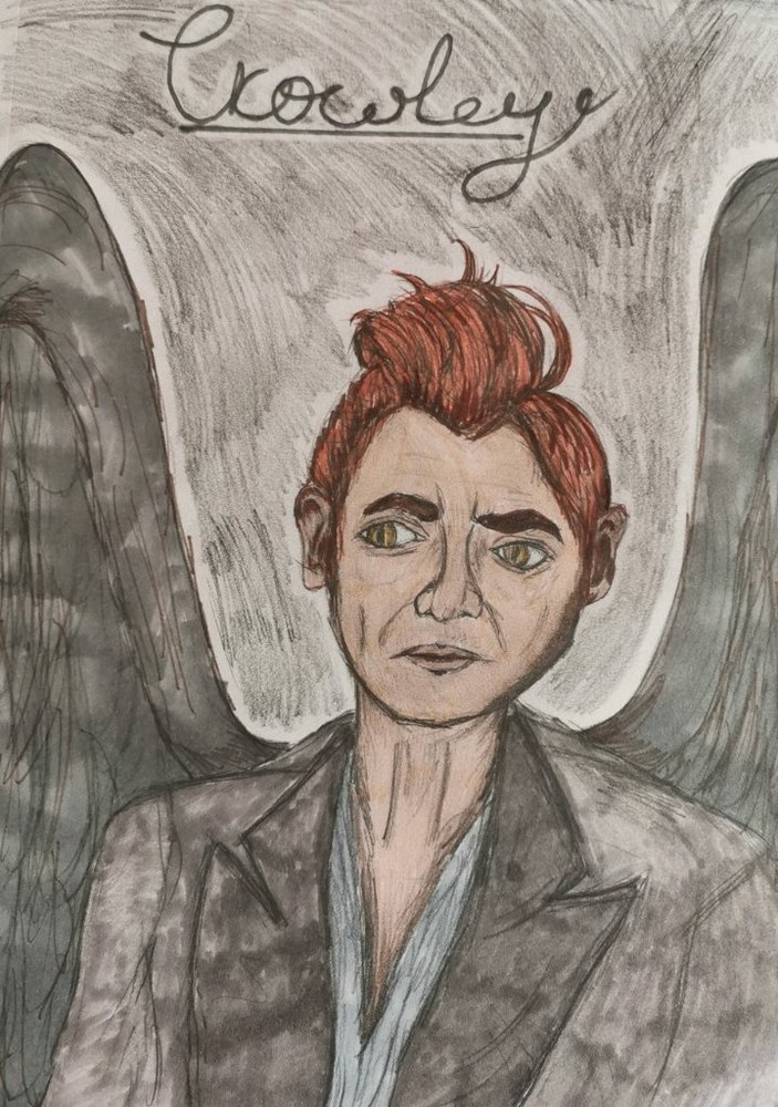Crowley — Good Omens fan art