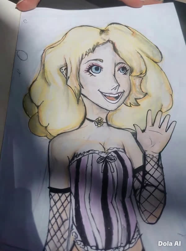 Hand Wave — animated drawing